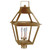 Northeast Lantern - 2253-AB-LT3-SMG - Three Light Post Mount - Uxbridge - Antique Brass