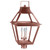 Northeast Lantern - 2253-AC-LT3-CLR - Three Light Post Mount - Uxbridge - Antique Copper