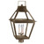 Northeast Lantern - 2253-DAB-LT3-CLR - Three Light Post Mount - Uxbridge - Dark Antique Brass