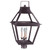 Northeast Lantern - 2253-DB-LT3-CSG - Three Light Post Mount - Uxbridge - Dark Brass