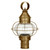 Northeast Lantern - 2523-AB-MED-CSG - One Light Post Mount - Onion - Antique Brass