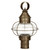 Northeast Lantern - 2523-DAB-MED-CLR - One Light Post Mount - Onion - Dark Antique Brass