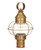 Northeast Lantern - 2533-AB-MED-CLR - One Light Post Mount - Onion - Antique Brass