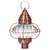 Northeast Lantern - 2573-AC-LT3-OPT - Three Light Post Mount - Onion - Antique Copper