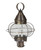 Northeast Lantern - 2573-DAB-LT3-CLR - Three Light Post Mount - Onion - Dark Antique Brass