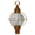 Northeast Lantern - 2843-AB-LT3-CLR - Three Light Post Mount - Round - Antique Brass