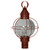Northeast Lantern - 2843-AC-LT3-CSG - Three Light Post Mount - Round - Antique Copper