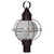 Northeast Lantern - 2843-DB-LT3-CLR - Three Light Post Mount - Round - Dark Brass