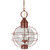 Northeast Lantern - 2852-AC-LT3-CSG - Three Light Hanging Lantern - Round - Antique Copper