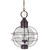 Northeast Lantern - 2852-DB-LT3-CSG - Three Light Hanging Lantern - Round - Dark Brass