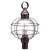 Northeast Lantern - 2853-DB-LT3-CLR - Three Light Post Mount - Round - Dark Brass