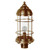 Northeast Lantern - 3533-AB-MED-CLR - One Light Post Mount - Nautical - Antique Brass