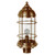 Northeast Lantern - 3533-AB-MED-CSG - One Light Post Mount - Nautical - Antique Brass