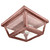 Northeast Lantern - 4104-AC-MED-FST - One Light Flush Mount - Flush - Antique Copper