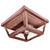 Northeast Lantern - 4104-AC-MED-SMG - One Light Flush Mount - Flush - Antique Copper