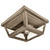 Northeast Lantern - 4104-DAB-MED-CSG - One Light Flush Mount - Flush - Dark Antique Brass