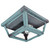 Northeast Lantern - 4104-VG-MED-SMG - One Light Flush Mount - Flush - Verdi Gris