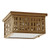 Northeast Lantern - 4404W-AB-MED2-CLR - Two Light Outdoor Flush Mount - Weave - Antique Brass
