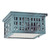 Northeast Lantern - 4404W-VG-MED2-CLR - Two Light Outdoor Flush Mount - Weave - Verdi Gris
