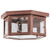 Northeast Lantern - 4504-AC-MED-CLR - One Light Flush Mount - Flush - Antique Copper