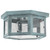 Northeast Lantern - 4504-VG-MED-CLR - One Light Flush Mount - Flush - Verdi Gris