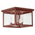 Northeast Lantern - 4904-AC-LT3-CLR - Three Light Flush Mount - Flush - Antique Copper