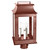 Northeast Lantern - 5643-AC-LT3-CSG - Three Light Post Mount - Concord - Antique Copper