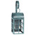 Northeast Lantern - 6131-VG-LT2-CLR - Two Light Wall Mount - Adams - Verdi Gris