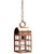 Northeast Lantern - 6132-AB-MED-CLR - One Light Hanging Lantern - Adams - Antique Brass