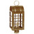 Northeast Lantern - 6153-AB-LT3-CSG - Three Light Post Mount - Adams - Antique Brass