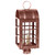 Northeast Lantern - 6153-AC-LT3-CSG - Three Light Post Mount - Adams - Antique Copper