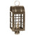 Northeast Lantern - 6153-DAB-LT3-CSG - Three Light Post Mount - Adams - Dark Antique Brass