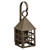 Northeast Lantern - 7111-DAB-MED-CSG - One Light Wall Mount - York - Dark Antique Brass