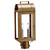 Northeast Lantern - 8033-AB-LT2-CSG - Two Light Post Mount - Livery - Antique Brass