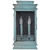 Northeast Lantern - 8831-VG-LT2-CSG-PM - Two Light Wall Mount - Empire - Verdi Gris