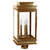 Northeast Lantern - 8933-AB-LT3-CSG - Three Light Post Mount - Empire - Antique Brass