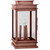 Northeast Lantern - 8933P-AC-LT3-CLR - Three Light Pier Mount - Empire - Antique Copper