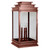 Northeast Lantern - 8953P-AC-LT3-SMG - Three Light Pier Mount - Empire - Antique Copper