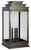 Northeast Lantern - 8953P-DAB-LT3-CLR - Three Light Pier Mount - Empire - Dark Antique Brass