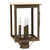Northeast Lantern - 8983-DAB-LT3-CLR - Three Light Post Mount - Ashford - Dark Antique Brass