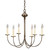 Northeast Lantern - 906-DAB-LT6 - Six Light Hanging Lantern - Chandelier - Dark Antique Brass