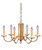 Northeast Lantern - 911-AB-LT6 - Six Light Hanging Fixture - Chandelier - Antique Brass