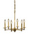Northeast Lantern - 935-AB-LT6 - Six Light Hanging Lantern - Chandelier - Antique Brass
