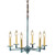 Northeast Lantern - 935-VG-LT6 - Six Light Hanging Lantern - Chandelier - Verdi Gris