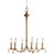 Northeast Lantern - 983-AB-LT6 - Six Light Hanging Lantern - Chandelier - Antique Brass