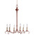 Northeast Lantern - 983-AC-LT6 - Six Light Hanging Lantern - Chandelier - Antique Copper