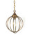 Northeast Lantern - CH902-AB-MED - One Light Hanging Lantern - Orb - Antique Brass