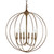 Northeast Lantern - CH906-AB-LT6 - Six Light Hanging Lantern - Orb - Antique Brass