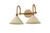 Troy Lighting - B1810-PBR/SSD - Two Light Bath - Jovani - Patina Brass