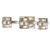 Troy Lighting - B5693-SL - Three Light Bath And Vanity - Splash - Silver Leaf